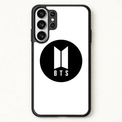 BTS logo Black - K Pop Phone Case for Galaxy S26 Ultra
