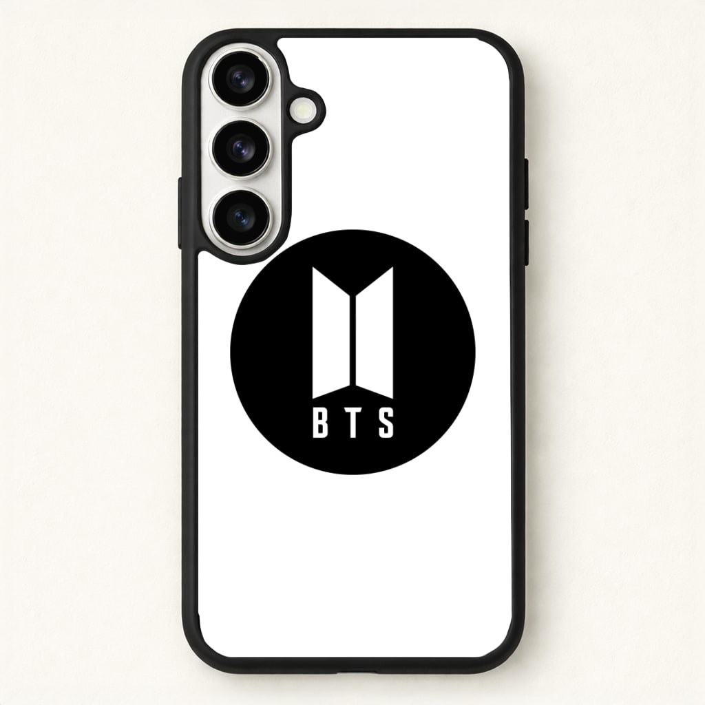 BTS logo Black - K Pop Phone Case for Galaxy S26