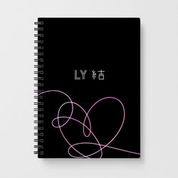 LY Heart - BTS  Notebook