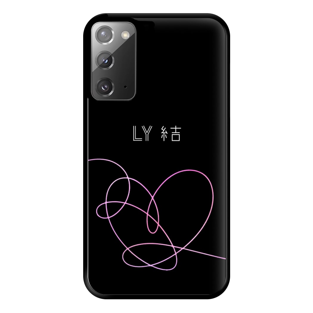 LY Heart - K Pop Phone Case for Galaxy Note 20 Ultra