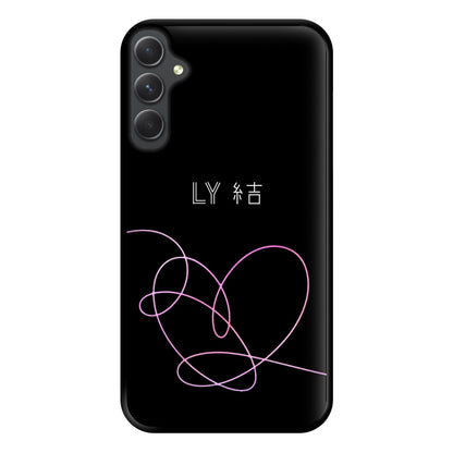 LY Heart - K Pop Phone Case for Galaxy A14