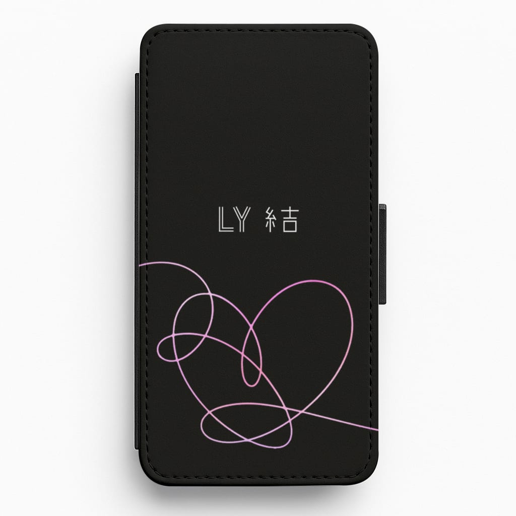 LY Heart - K Pop Flip / Wallet Phone Case