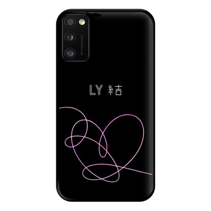 LY Heart - K Pop Phone Case for Galaxy A41