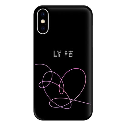 LY Heart - K Pop Phone Case for iPhone XS Max