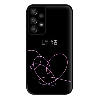 LY Heart - K Pop Phone Case for Galaxy A33