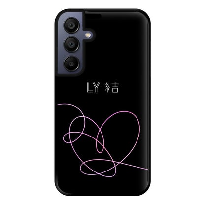 LY Heart - K Pop Phone Case for Galaxy A15