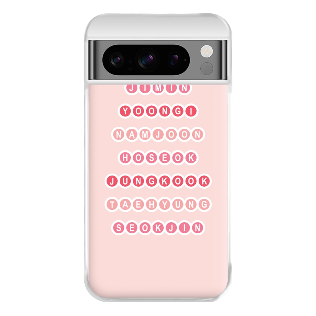 Members Of BTS - K Pop Phone Case for Google Pixel 8 Pro