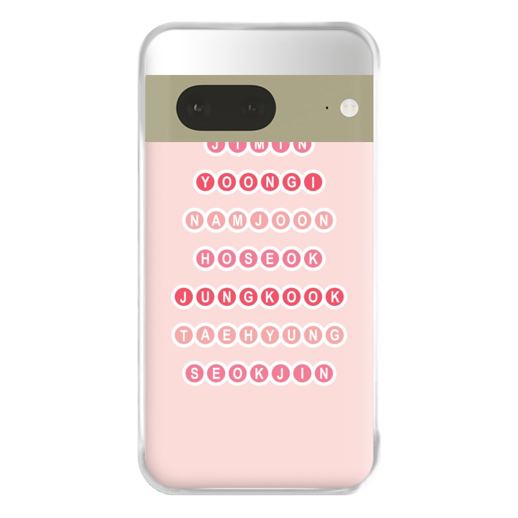 Members Of BTS - K Pop Phone Case for Google Pixel 7a