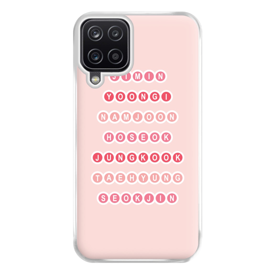 Members Of BTS - K Pop Phone Case for Galaxy A12