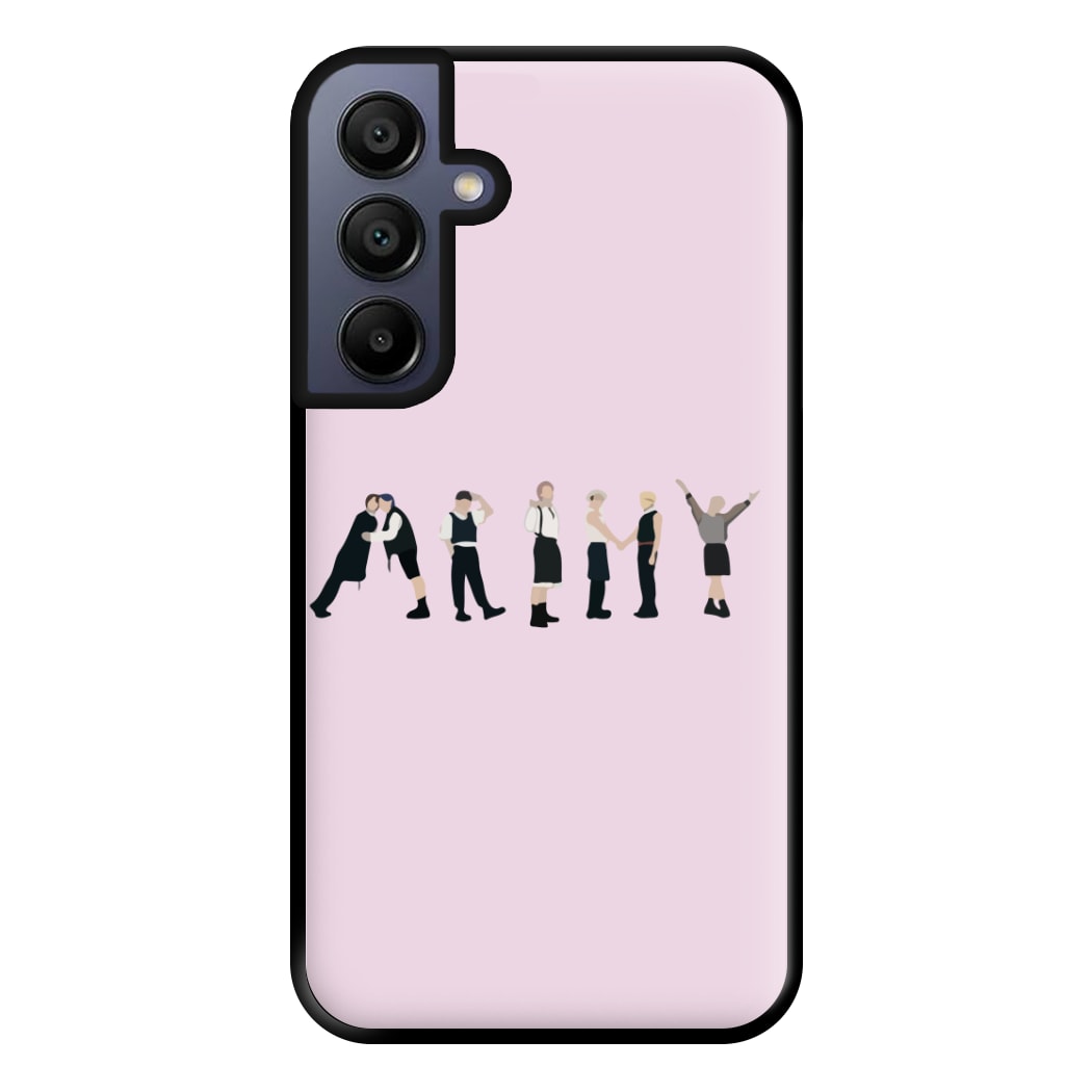 K-Pop Band Army Members Phone Case for Galaxy A15