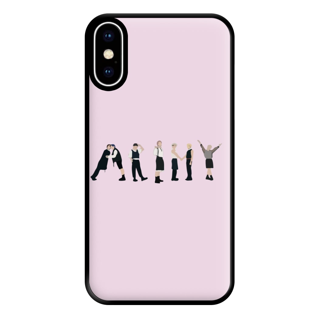 K-Pop Band Army Members Phone Case for iPhone XS Max