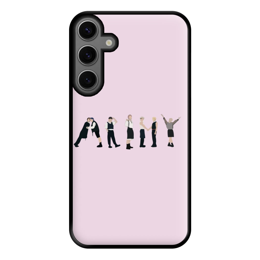 K-Pop Band Army Members Phone Case for Galaxy S23FE