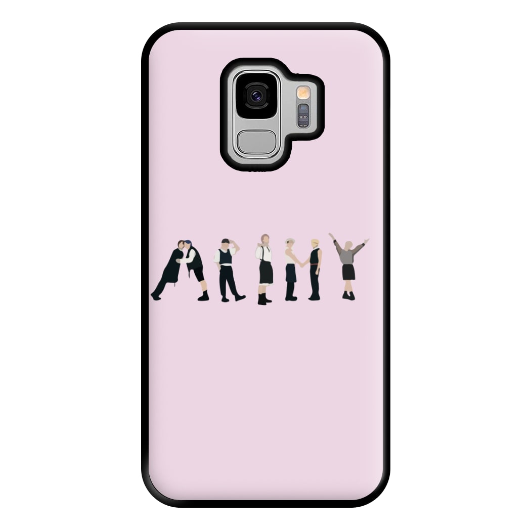 K-Pop Band Army Members Phone Case for Galaxy S9 Plus