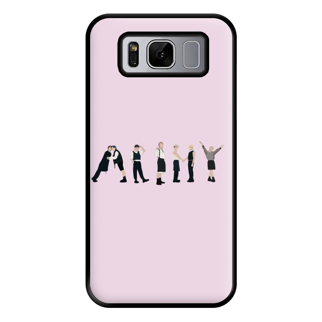 K-Pop Band Army Members Phone Case for Galaxy S8 Plus