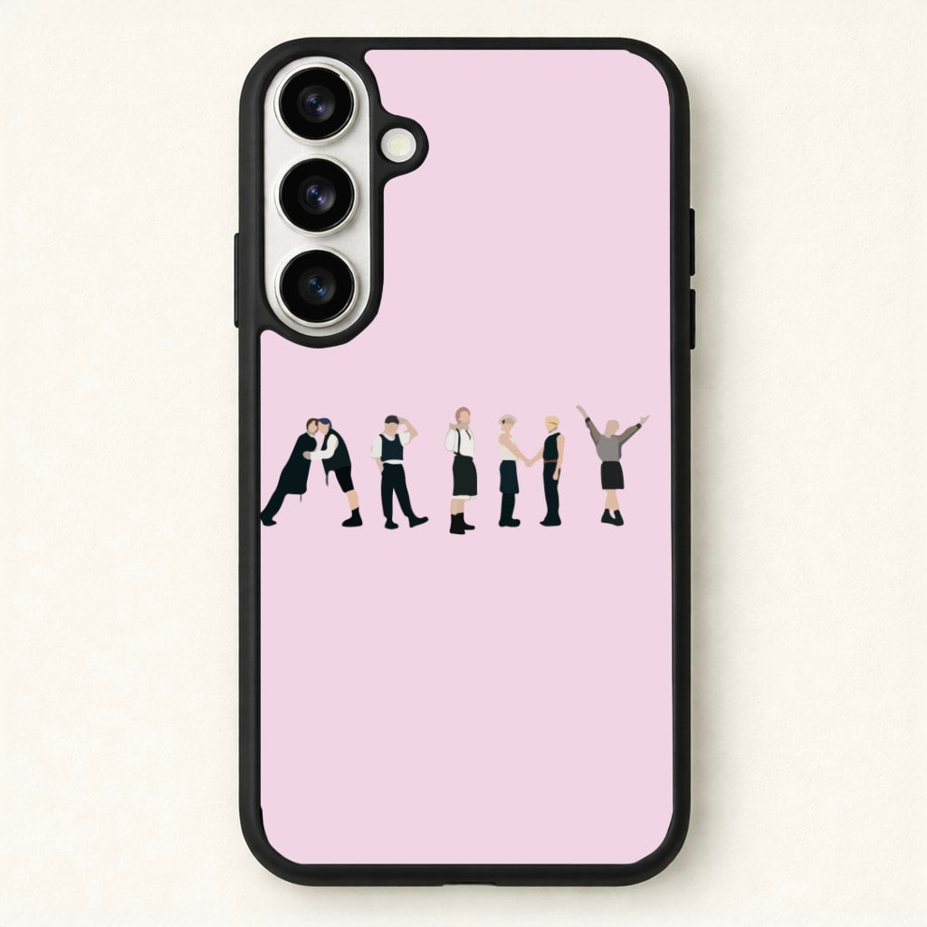 K-Pop Band Army Members Phone Case for Galaxy S26 Plus