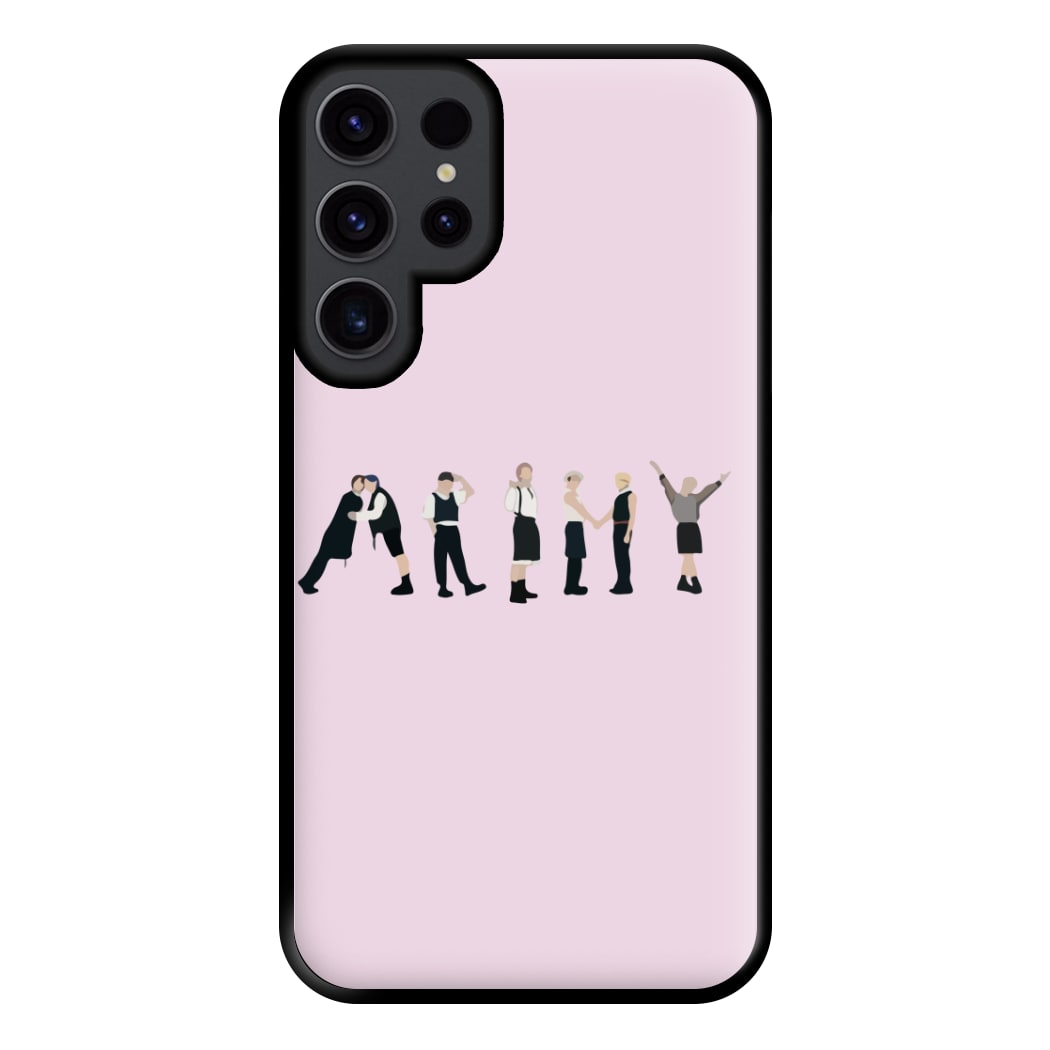 K-Pop Band Army Members Phone Case for Galaxy S23 Ultra