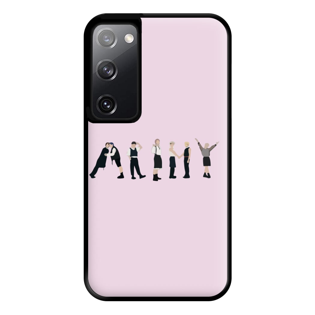 K-Pop Band Army Members Phone Case for Galaxy S20