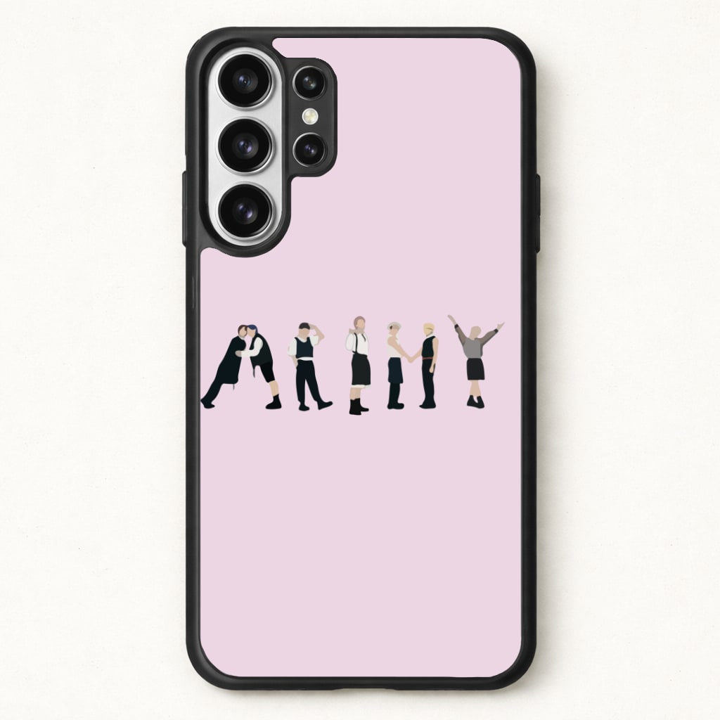 K-Pop Band Army Members Phone Case for Galaxy S26 Ultra