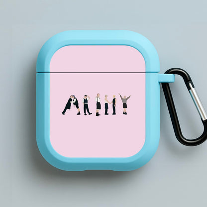 K-Pop Band Army Members Blue AirPods Case