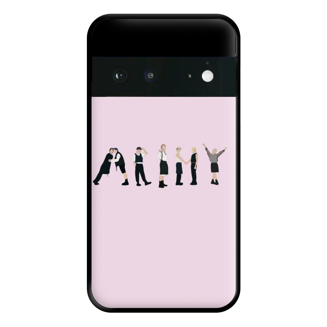 K-Pop Band Army Members Phone Case for Google Pixel 6a