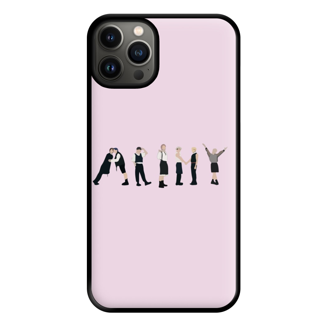 K-Pop Band Army Members Phone Case for iPhone 13