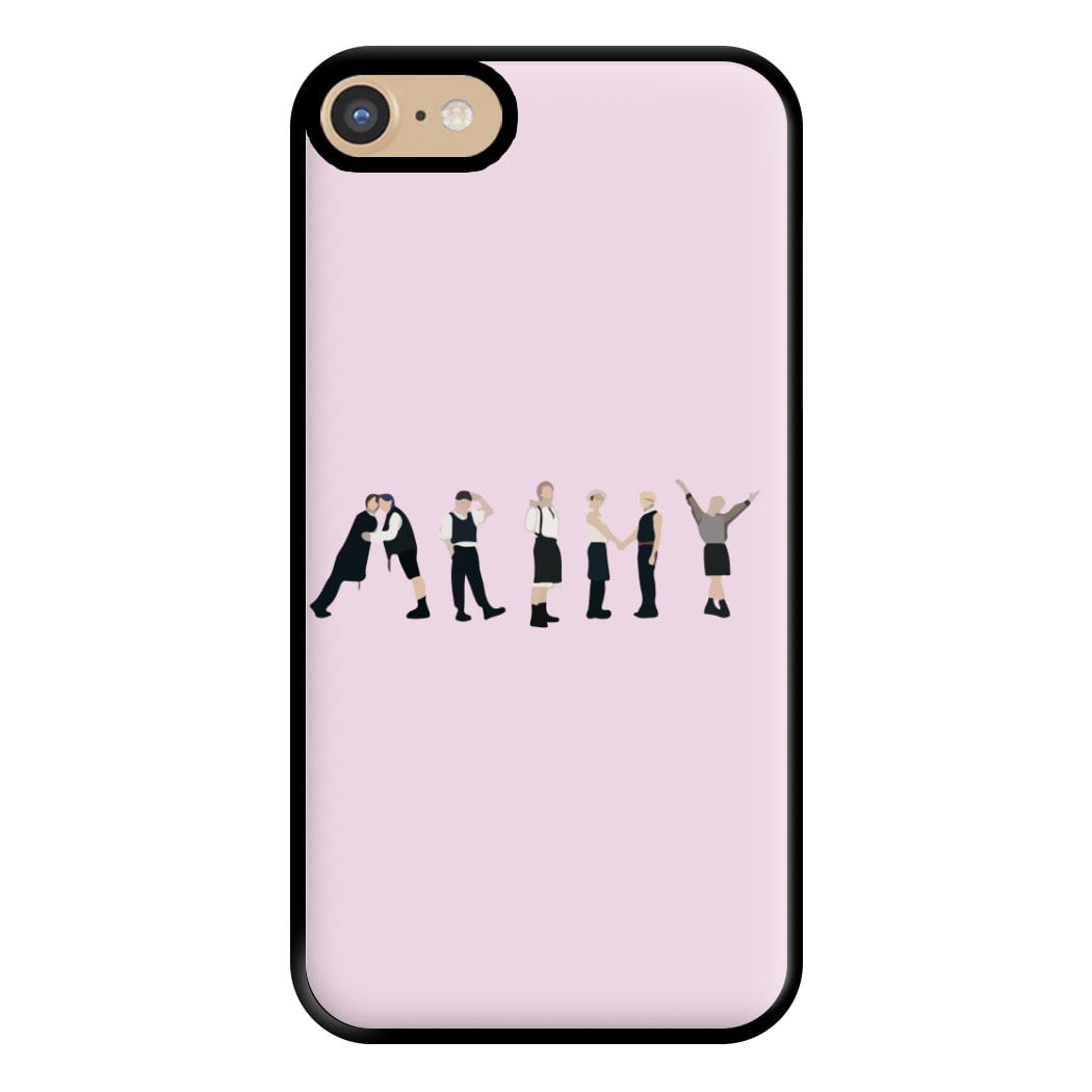 K-Pop Band Army Members Phone Case for iPhone 6 / 7 / 8 / SE