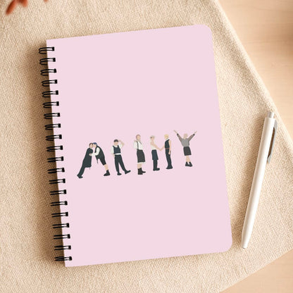 K-Pop Band Army Members Notepad