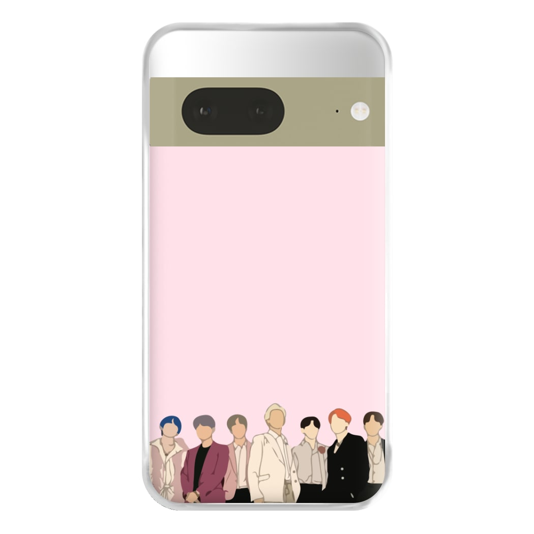 Faceless K-Pop Band Band Phone Case for Google Pixel 7a