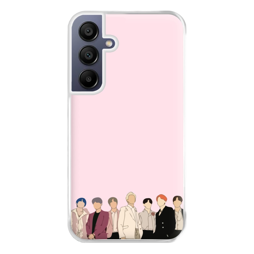 Faceless K-Pop Band Band Phone Case for Galaxy A16