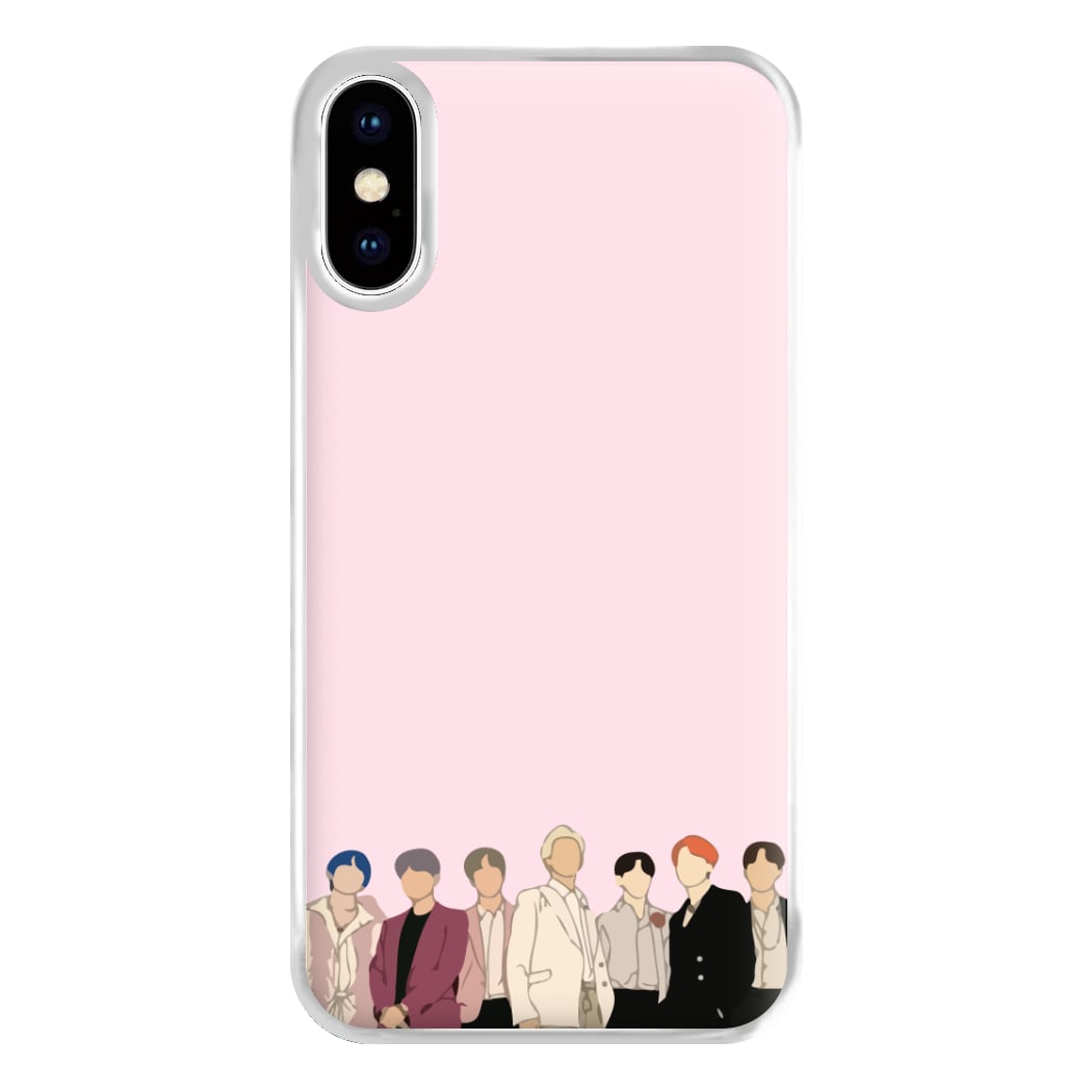 Faceless K-Pop Band Band Phone Case for iPhone XS Max