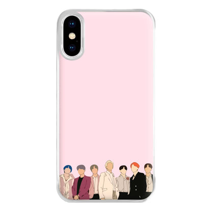 Faceless K-Pop Band Band Phone Case for iPhone XS Max