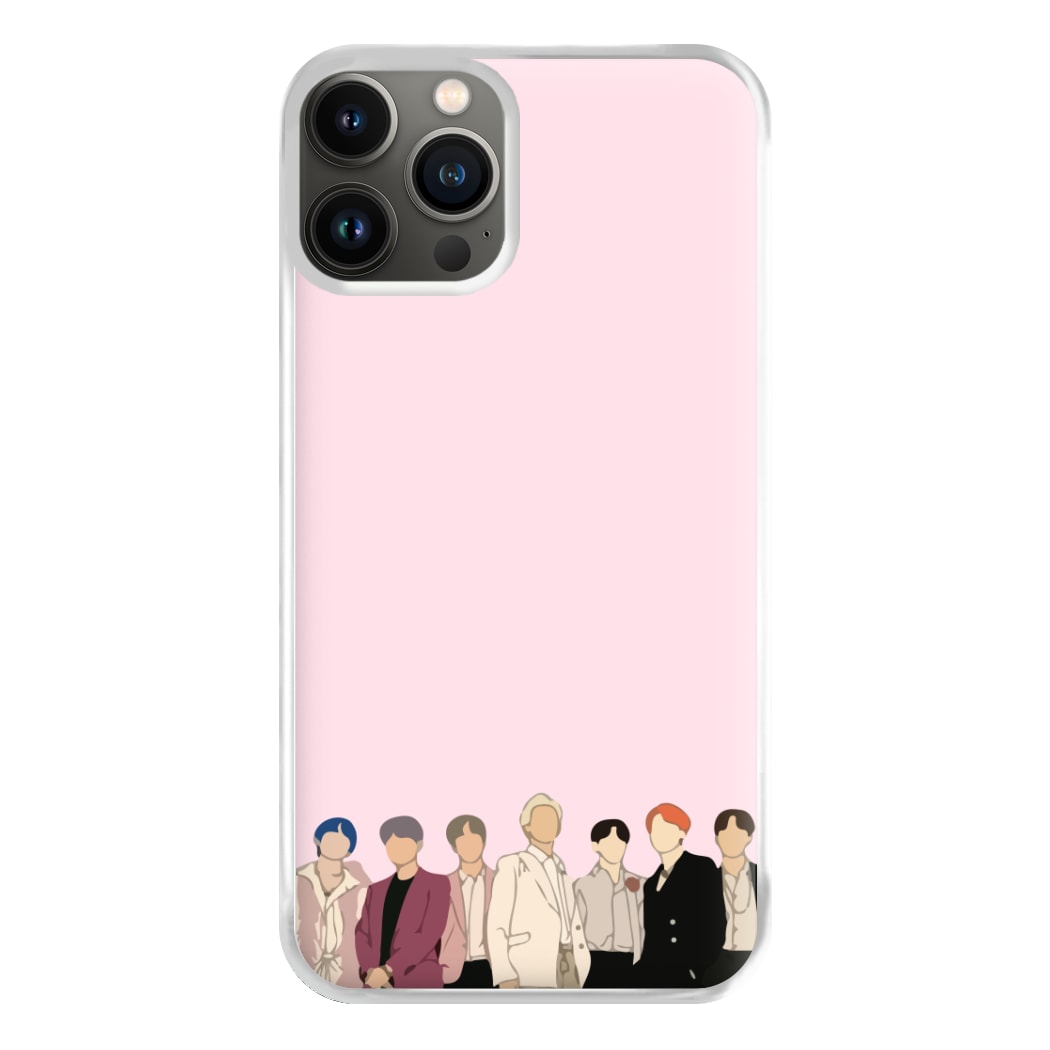 Faceless K-Pop Band Band Phone Case for iPhone 13 Pro Max