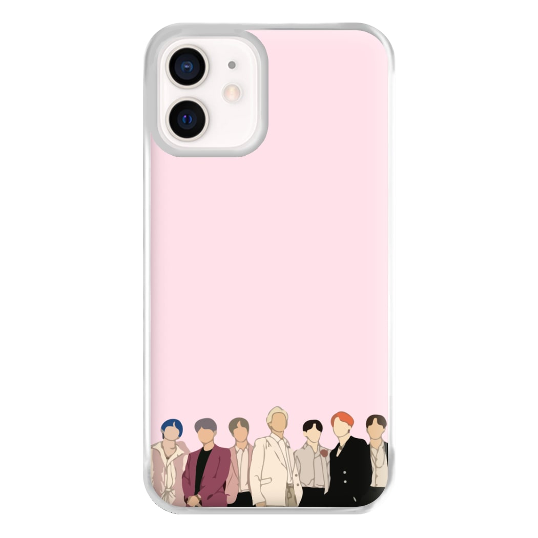 Faceless K-Pop Band Band Phone Case for iPhone 13 Mini