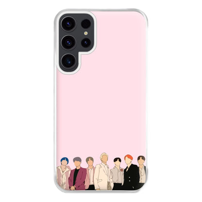 Faceless K-Pop Band Band Phone Case for Galaxy S23 Ultra