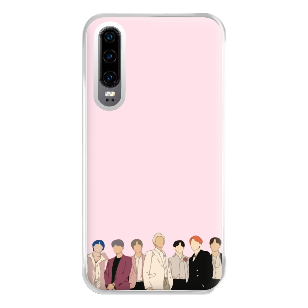 Faceless K-Pop Band Band Phone Case for Huawei P30