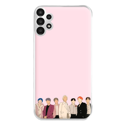 Faceless K-Pop Band Band Phone Case for Galaxy A13