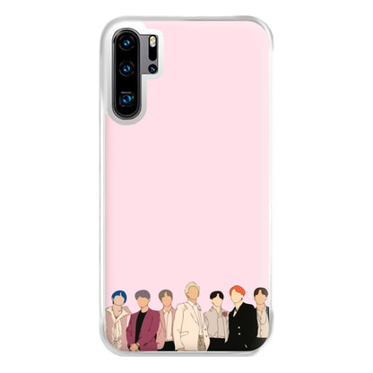 Faceless K-Pop Band Band Phone Case for Huawei P30 Pro