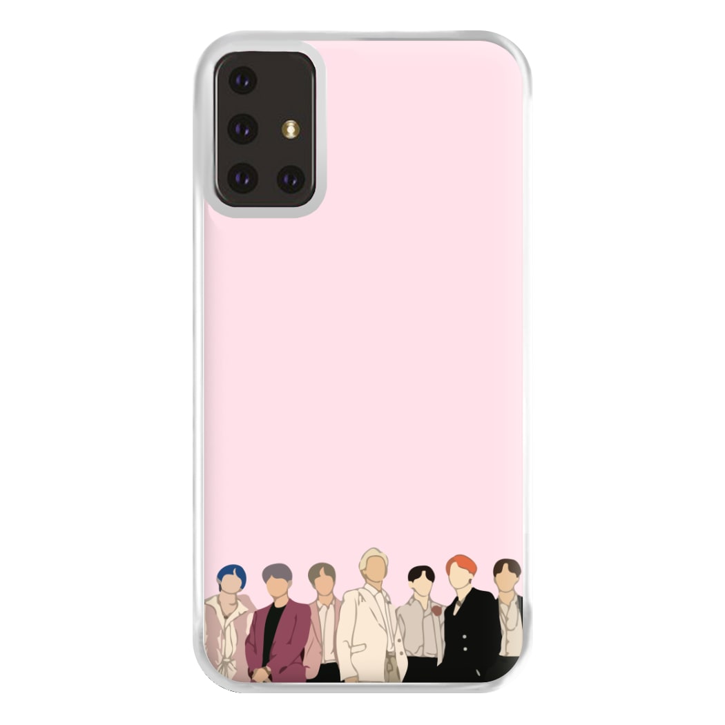 Faceless K-Pop Band Band Phone Case for Galaxy A71