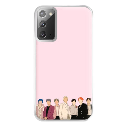 Faceless K-Pop Band Band Phone Case for Galaxy Note 20 Ultra