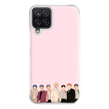 Faceless K-Pop Band Band Phone Case for Galaxy A12