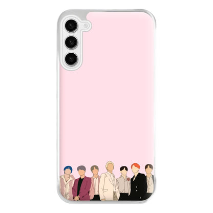 Faceless K-Pop Band Band Phone Case for Galaxy S23FE