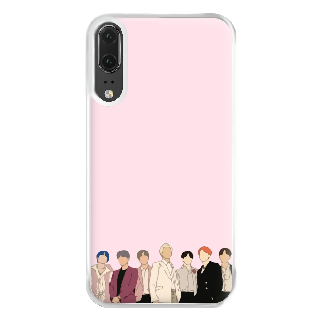 Faceless K-Pop Band Band Phone Case for Huawei P20