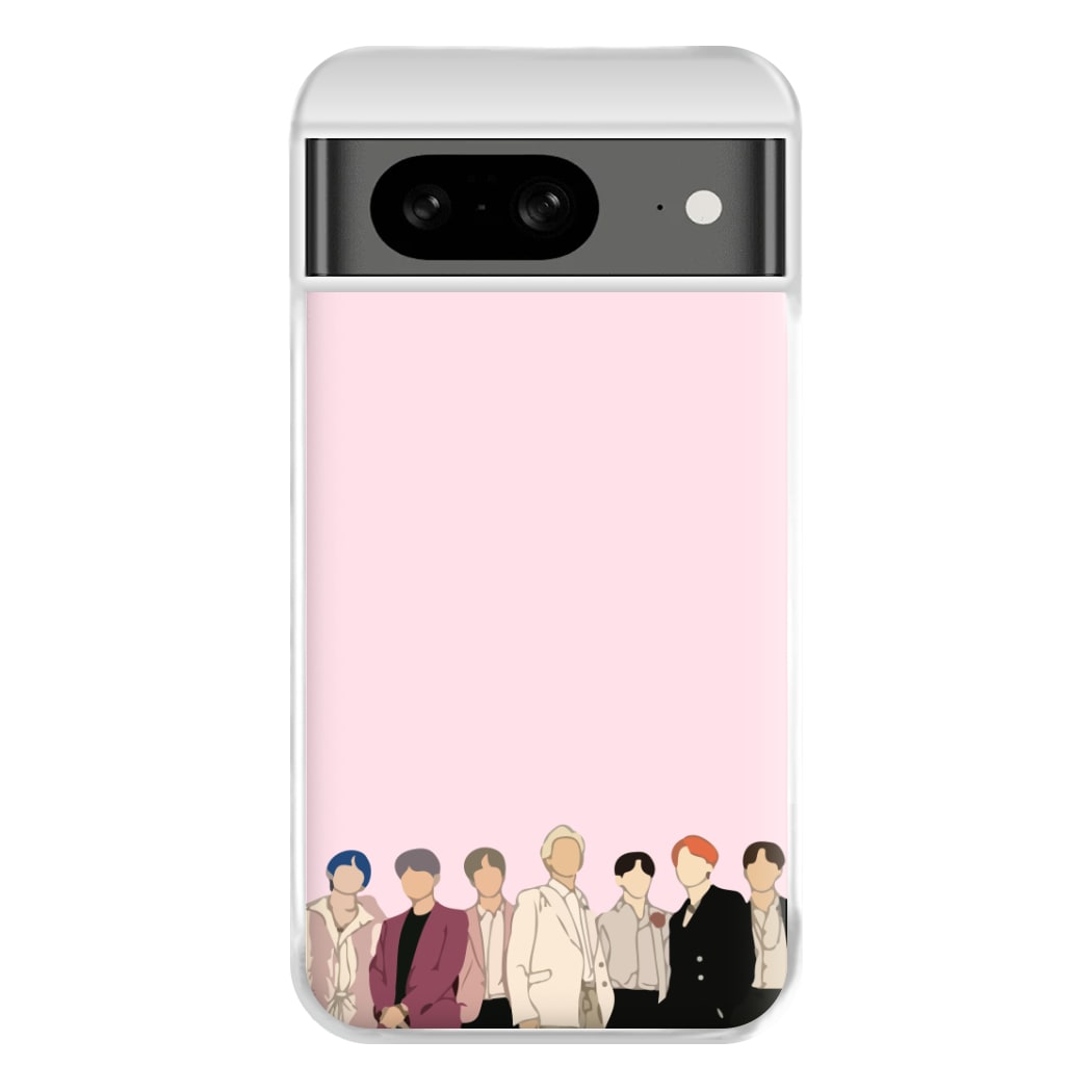 Faceless K-Pop Band Band Phone Case for Google Pixel 8