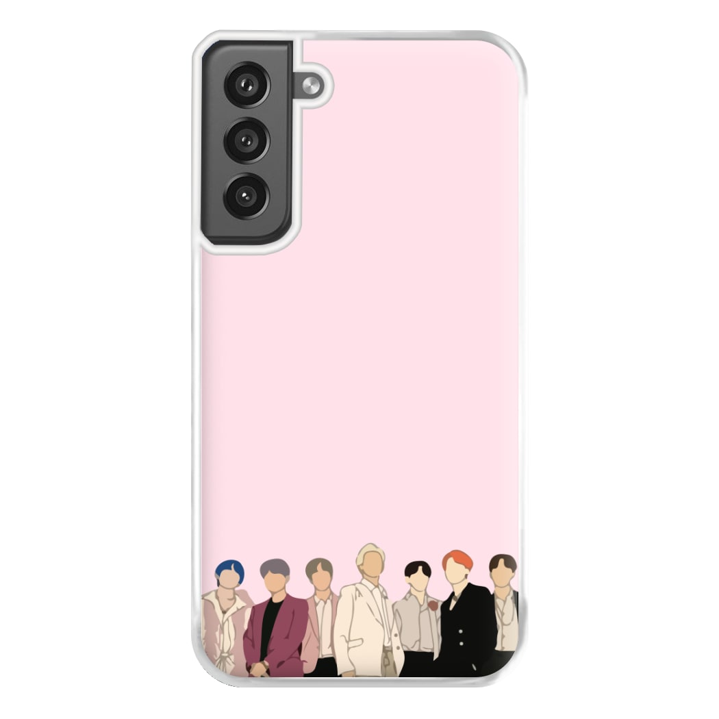 Faceless K-Pop Band Band Phone Case for Galaxy S21FE