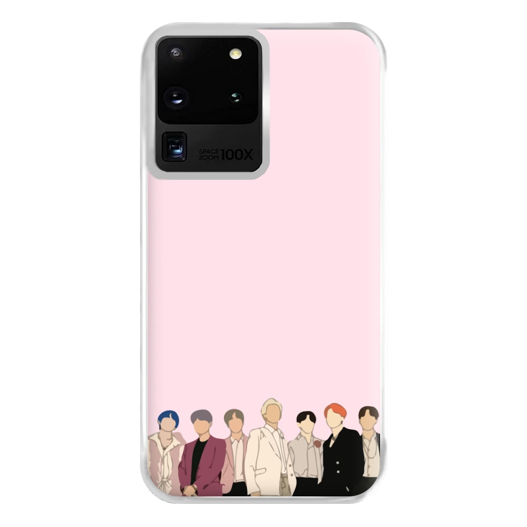 Faceless K-Pop Band Band Phone Case for Galaxy S20 Ultra