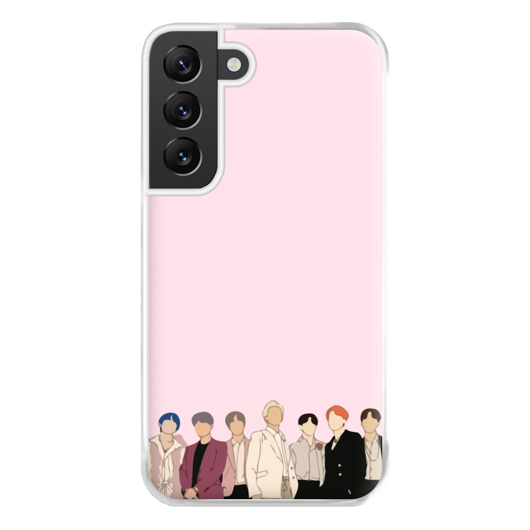 Faceless K-Pop Band Band Phone Case for Galaxy S22 Plus