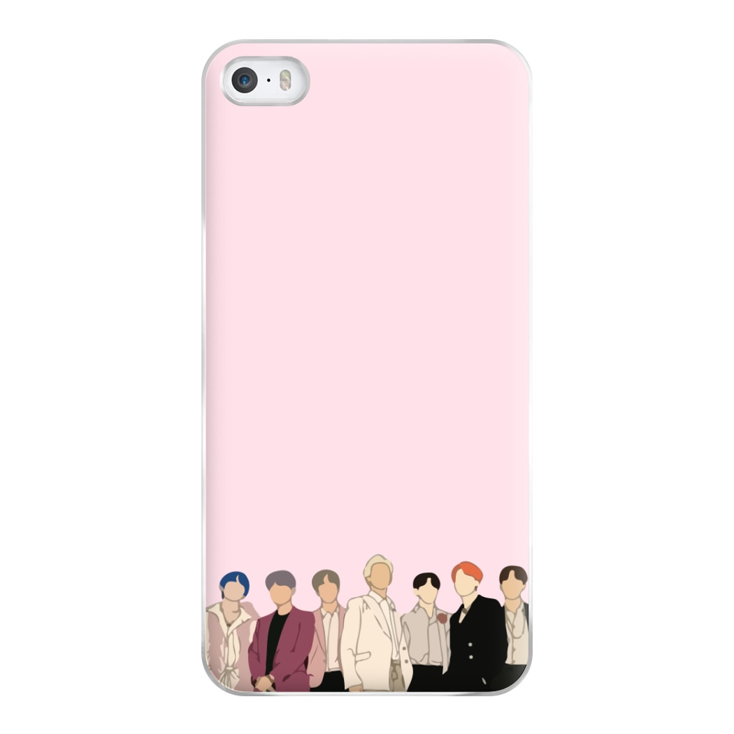 Faceless K-Pop Band Band Phone Case for iPhone 5 / 5s / SE 2016