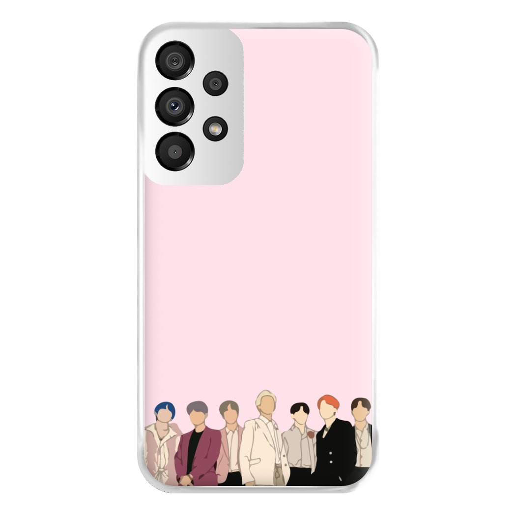 Faceless K-Pop Band Band Phone Case for Galaxy A33