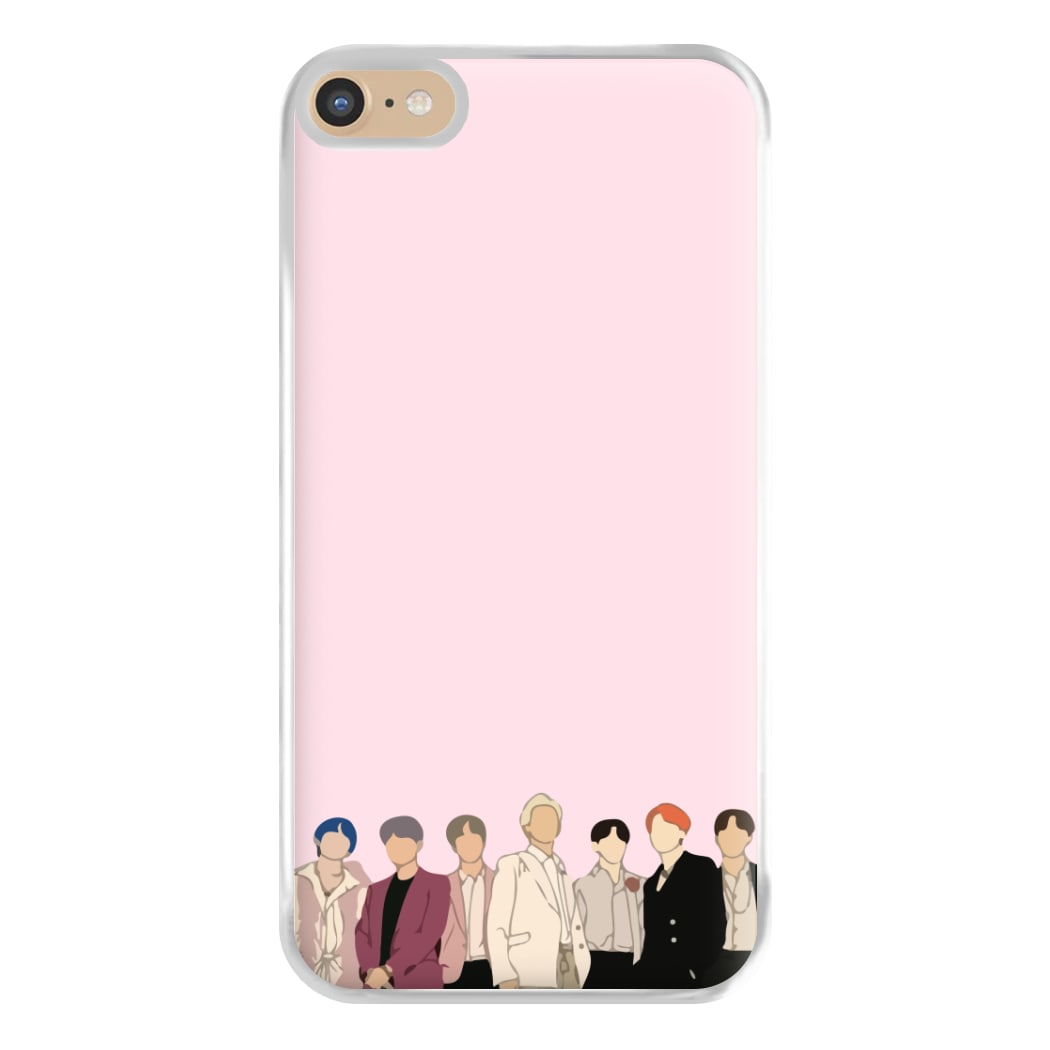 Faceless K-Pop Band Band Phone Case for iPhone 6 Plus / 7 Plus / 8 Plus