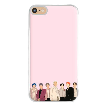 Faceless K-Pop Band Band Phone Case for iPhone 6 Plus / 7 Plus / 8 Plus